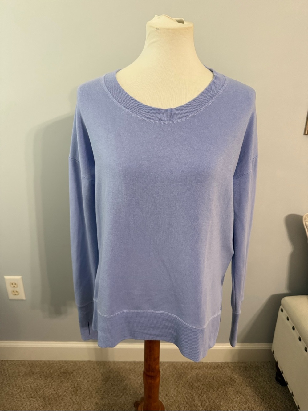 Athleta Periwinkle Crewneck Sweater
